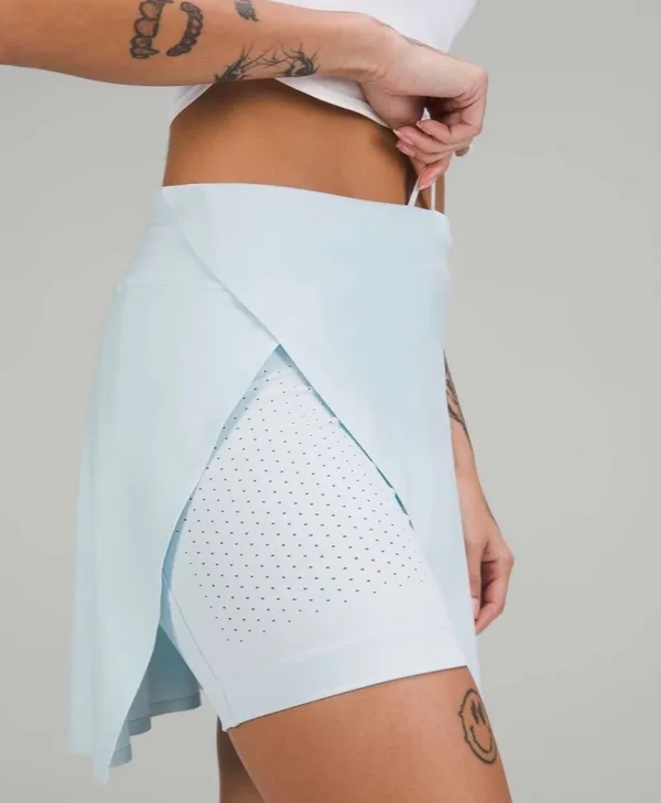 Lululemon Super-High-Rise Side-Slit Tennis Skirt Powder Blue 8 - Image 12