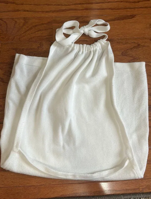 Backless White Dress Size XS - Image 3