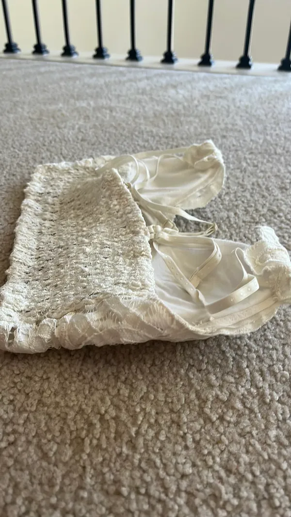 Altar'd State Intimates Lace Bralette Ivory - Image 6