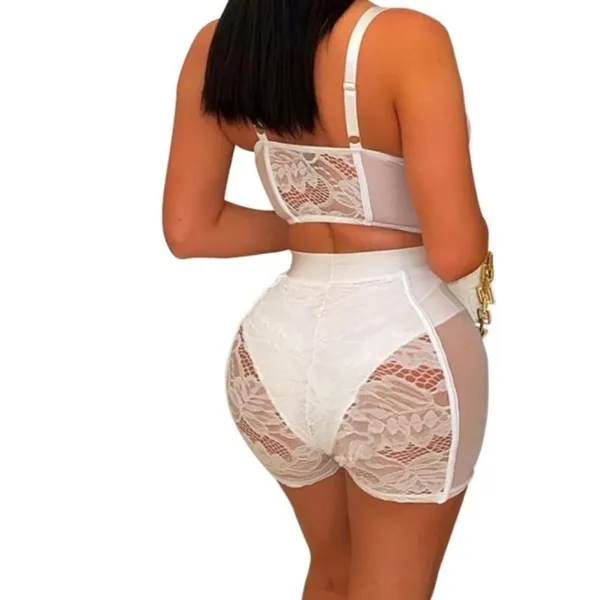 White Lace Women's 2 Piece Sexy Bodycon Set **Size L fits like a MEDIUM NWOT - Image 14