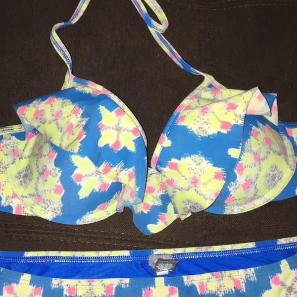 🔵Aerie blue floral bikini swimsuit! Bridget style - Image 3