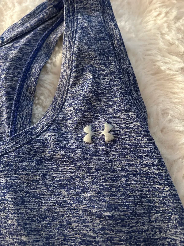 Under Armour Blue Razor Back Tank Top Small - Image 3