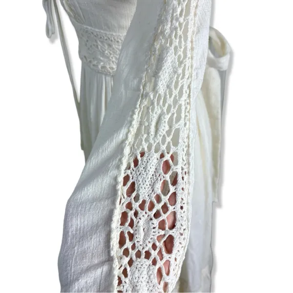 GUNNE SAX by Jessica San Francisco VINTAGE 70s Cotton Long Dress - Image 4