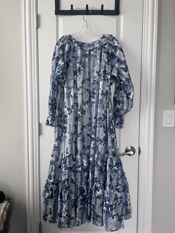Free People long sleeve maxi dress small - Image 6