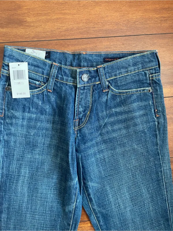 Citizens Of Humanity Indigo Flare Jeans - Image 6