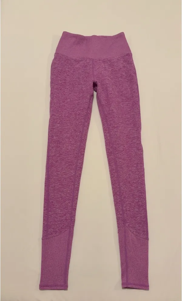 Alo Yoga Alosoft Lounge Leggings, Pink Heather, XS, NWOT - Image 2