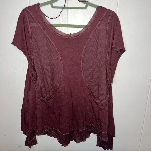 Mauve Free People T-shirt size M - Image 4