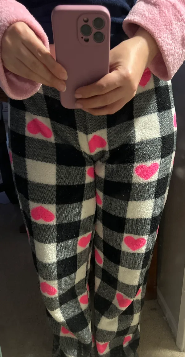 Fuzzy Pajama Pants Black - Image 4