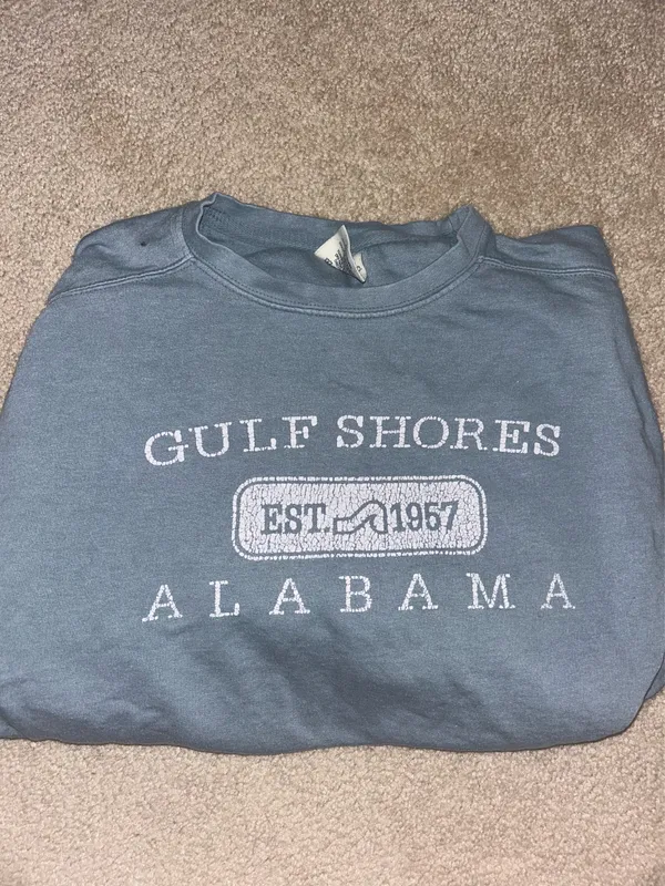 Gulf shores crewneck Gray Size L - Image 3