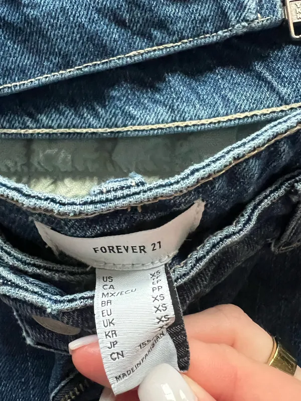 Forever 21 Denim two piece set size XS - Image 3