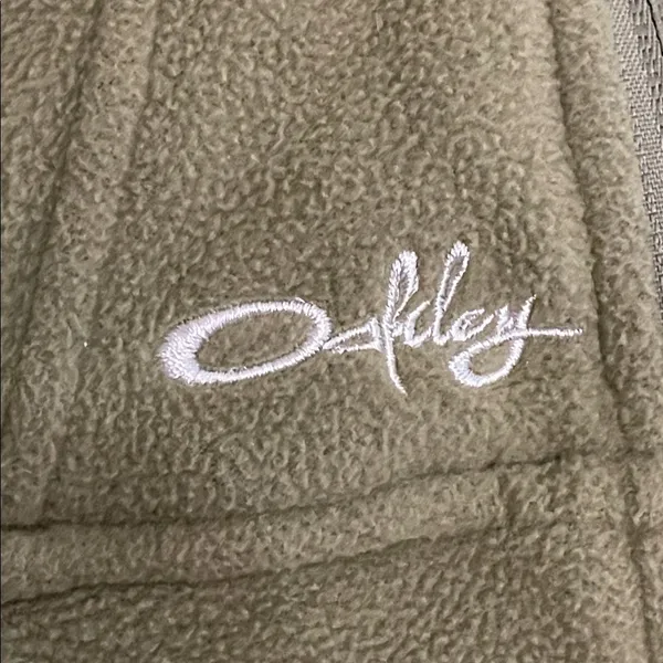 Oakley Olive Green Full Zip Fleece Jacket Womens Size XL Outdoors - Image 10