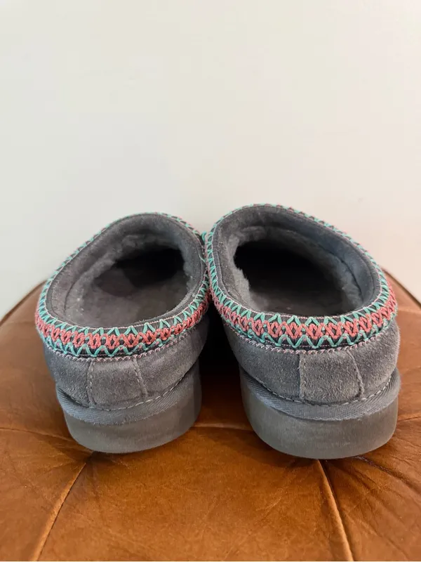 Ugg Tasman II Suede Slipper in Dark Grey Size 8.5 - Image 3