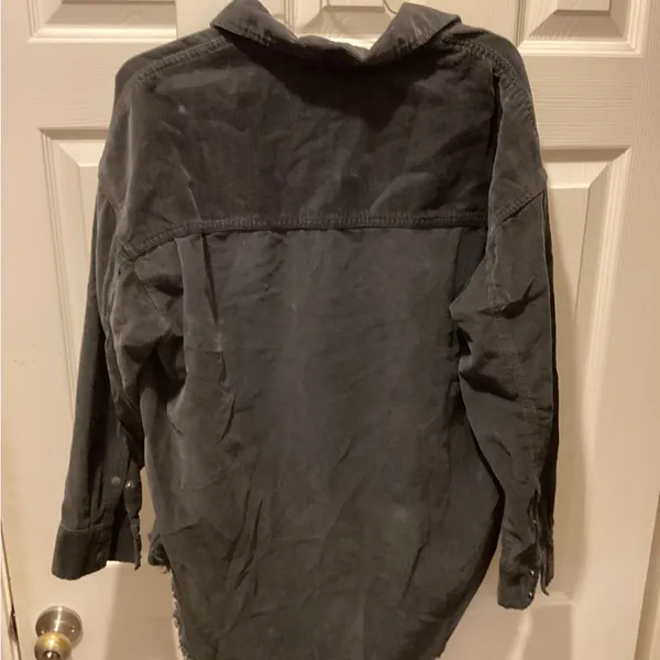 Aerie Black Corduroy Shirt - Image 3