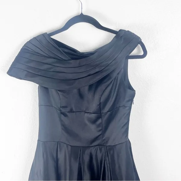 LANTING Bride Classic Black Off Shoulder Side Zip Maxi Dress Wedding Gala Event - Image 5