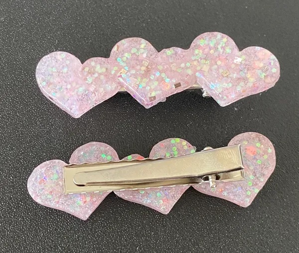 New Heart Hair Clip Set - Image 3