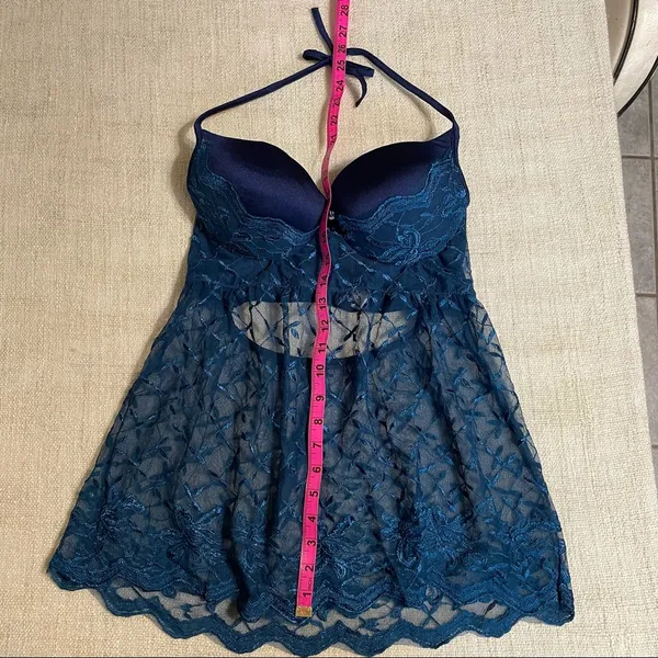 Coquette Push Up Lace Baby Doll Top - Image 16