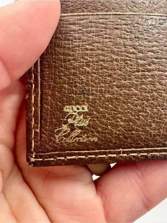 GUCCI Plus Vintage GG Supreme Bifold Wallet Circa 1970s-1980s - Image 7