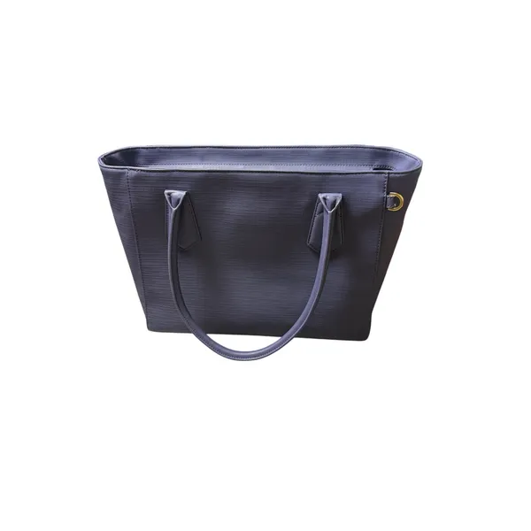 Dagne Dover Signature Legend Coated Canvas Tote Blue - Image 3