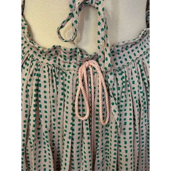 The Reset By Jane Pink Strappy Ruffle Mini Dress S NEW - Image 3