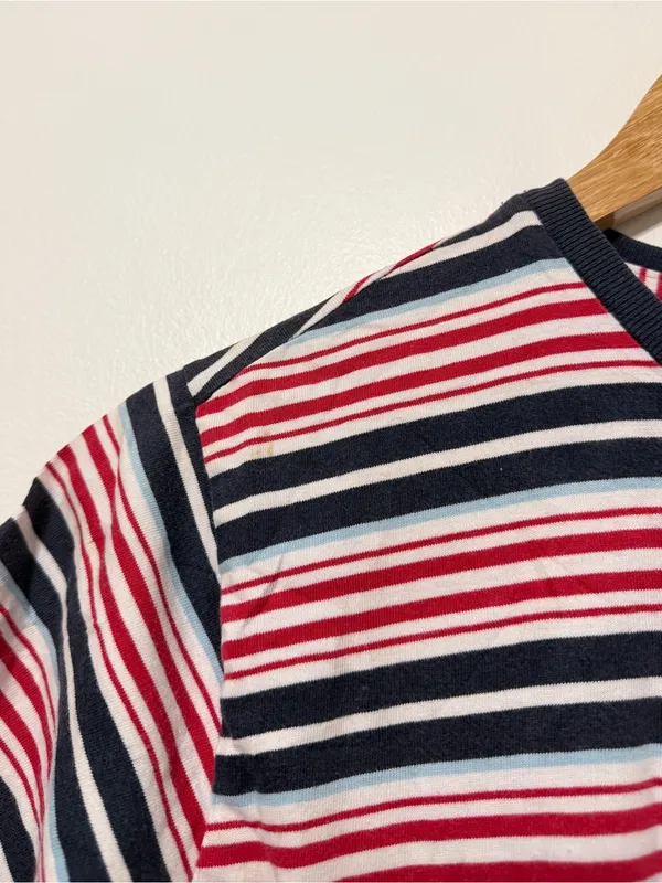 Ralph Lauren Striped Tee Size Medium Women’s Vintage Y2K Cotton Rugby USA Shirt - Image 8