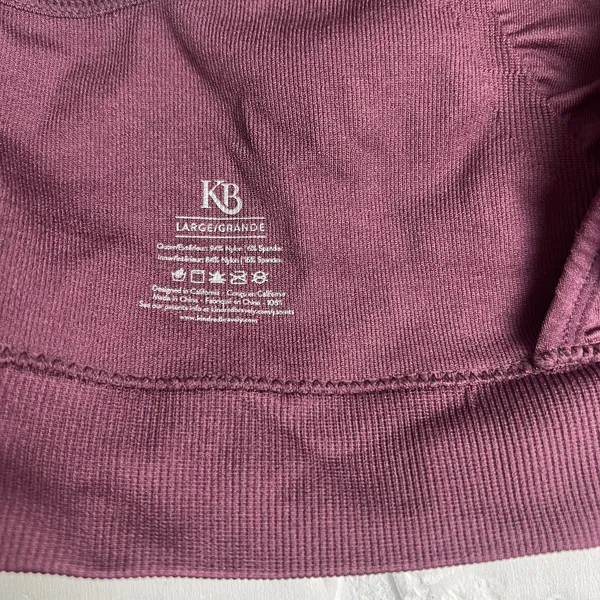 Kindred Bravely Nursing Bra Womens Large Purple Wireless Lined Back Closure L‎ - Image 14