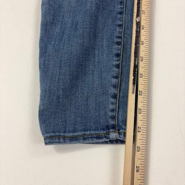 Pilcro High-Rise Denim Legging Jeans Womens 31P Petite Blue Medium Wash Jegging - Image 8