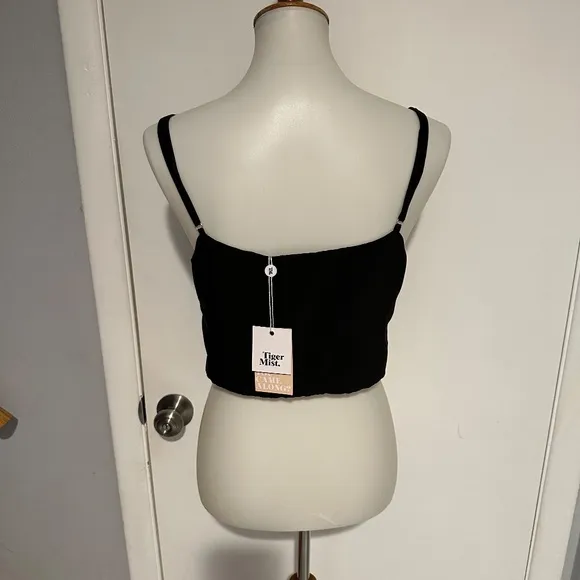 Tiger‎ Mist Women's Black Crop-top - Size XL - NEW With Tags. - Image 2