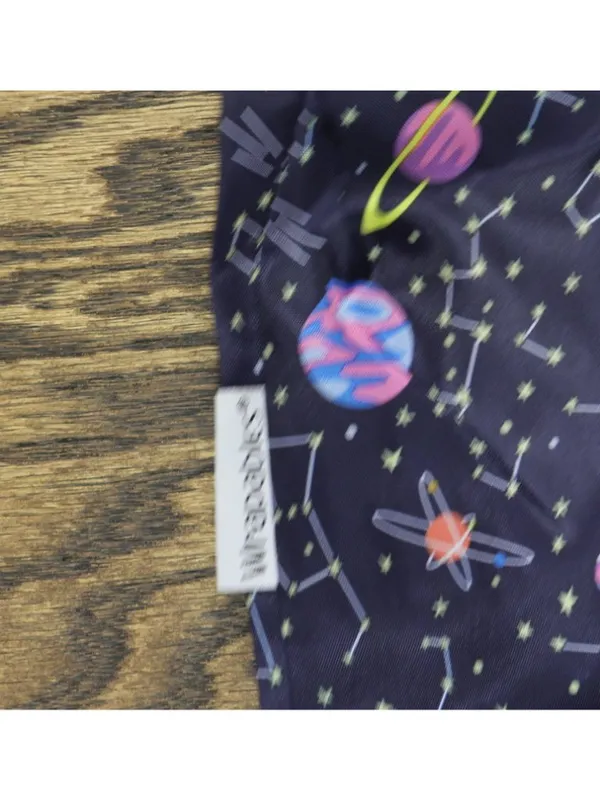 NEW Wrapables Nylon Reusable Grocery Tote Bag Outer Space Blue Multi Large - Image 3