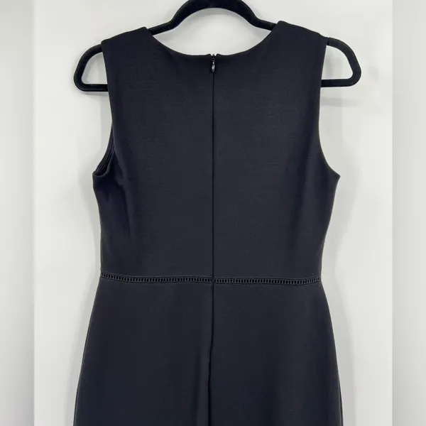 Bailey44 Sheath Midi Dress Sleeveless Cut Outs Zipper Lined Black Size Medium - Image 6