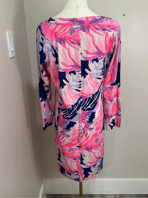 LILLY PULITZER Merrit Dress in True Blue ~ Paradise Point Reduced Medium‎ - Image 3