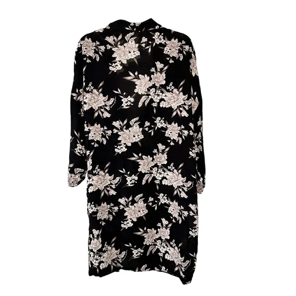 Spiritual Gangster Maya Kimono Beach Swim Coverup Floral Tie Closure V-Neck - Image 2