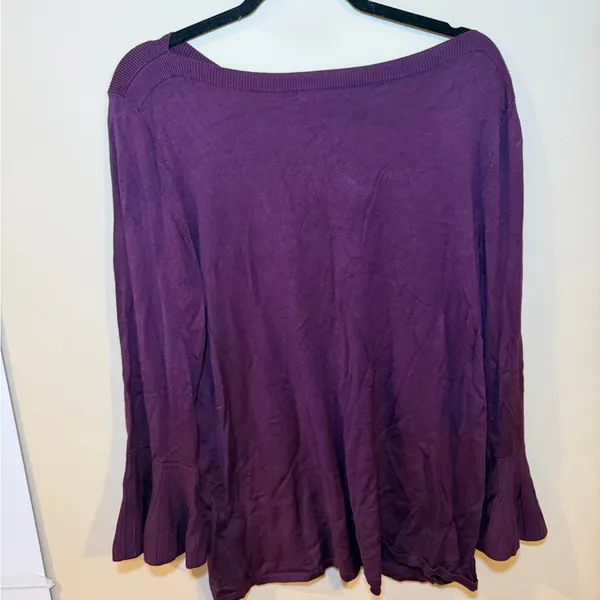 41 Hawthorn Plum Long Sleeve Tee Purple Size XL - Image 3