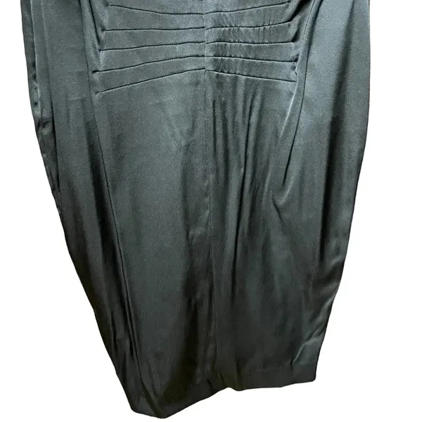 Retrofête Caye Hi-Low Silk Skirt in‎ Black Size XS - Image 8