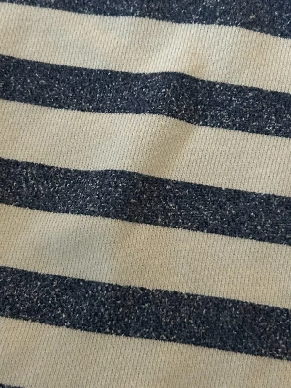 Aerie Scoop Neck Striped Lightweight Sweatshirt Size Large Drop Shoulder Comfy - Image 7