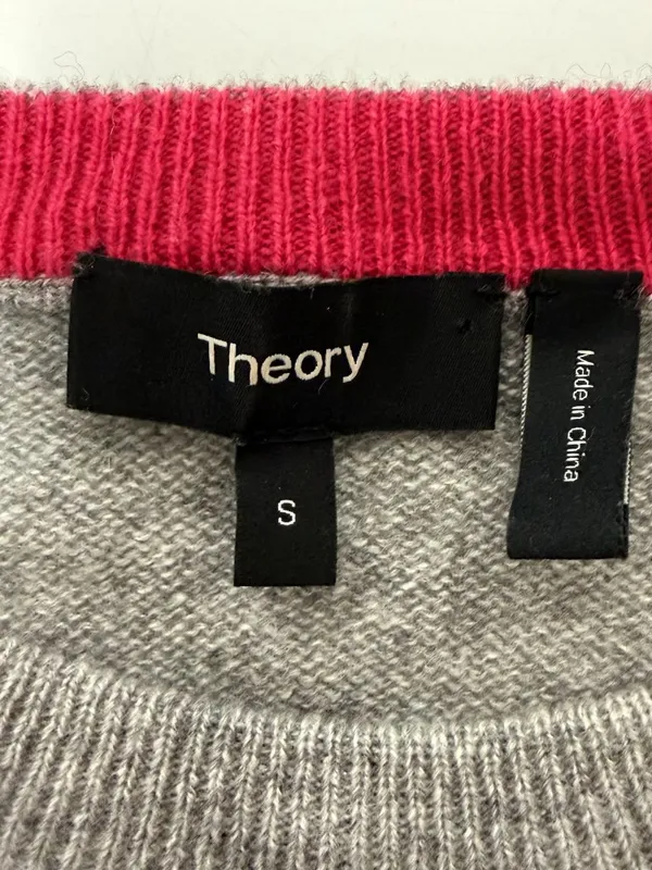 Theory Crewneck Sweater in Feather Cashmere - Image 10