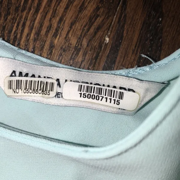 Amanda Uprichard green dress size small - Image 3