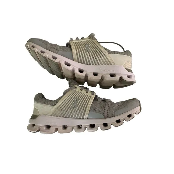 On Running Cloudswift sneaker shoes white grey women's size 8.5 - Image 2