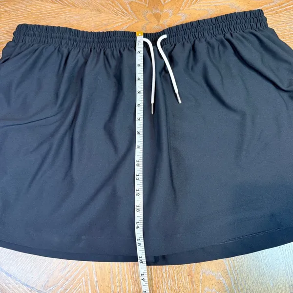 Abercrombie‎ YPB sculptLUX High Rise Flirty Skirt Skort Black Size XXL - Image 8