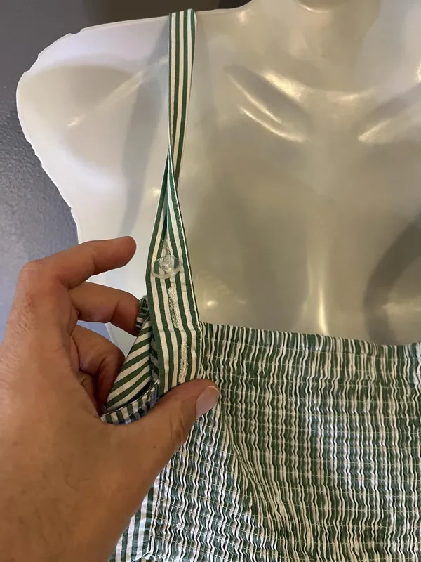 Ava & Viv Dress Womens XXL Green Square Neck Trapeze Midi Sundress Pockets - Image 10
