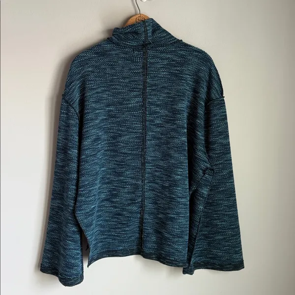 Free People We The Free Sunny Days Turtleneck sweater "Overboard Combo" blue M - Image 3