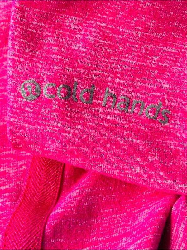 Lululemon womens hot pink half zip long sleeve pull over fitness top size 10 - Image 6