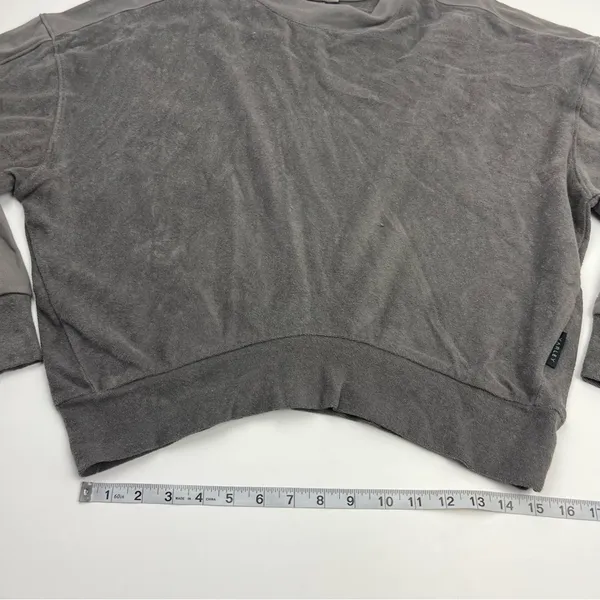 Varley Lyle Top Pavement Grey‎ Gray Womens Size Medium Sweatshirt *FLAWED - Image 12