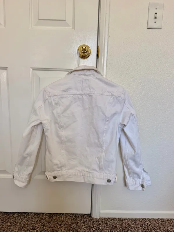 Lucky Brand White Denim Jacket - Image 3