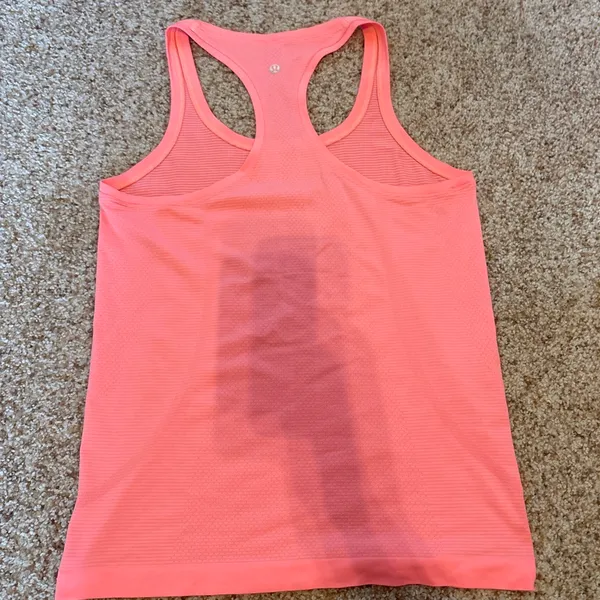 Coral lululemon racer back swiftly tech tank top hip length - Image 2