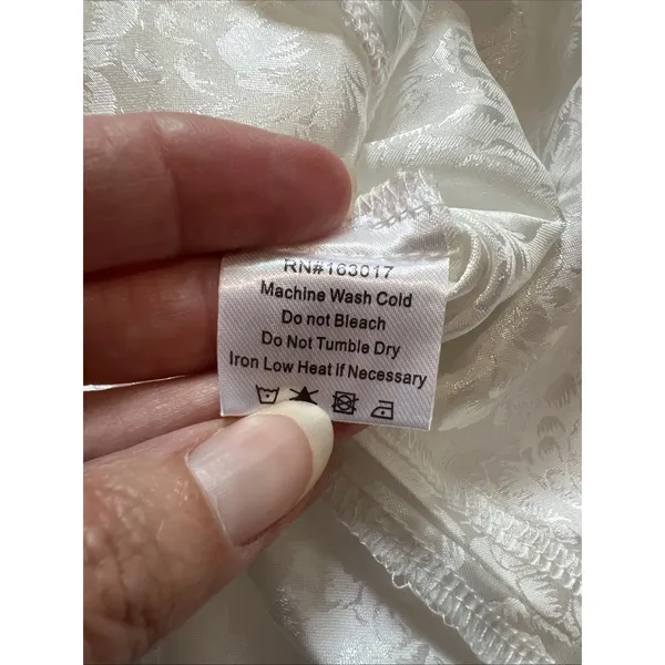 Princess Polly New White Tyra Mini Dress Satin Cottagecore Peasant Bridal - Image 7
