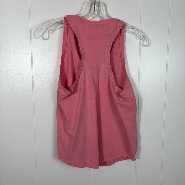 Lululemon Salmon Pink Racerback Round Neck Athletic Tank Top Size 4 Athleisure - Image 3