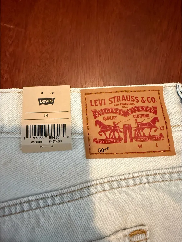 Levi’s 501 Denim Shorts - Image 3