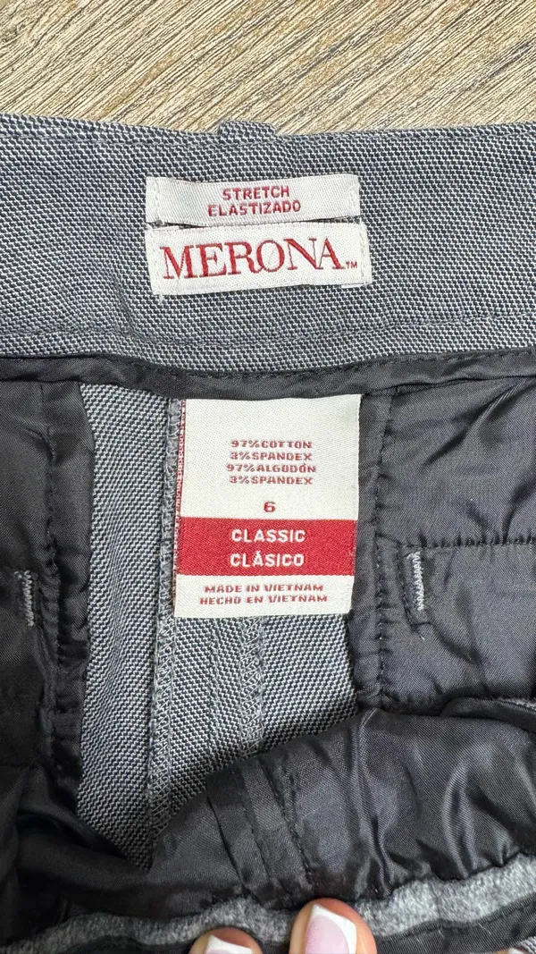Merona grey trousers Size 6 #trousers #womenwear - Image 4