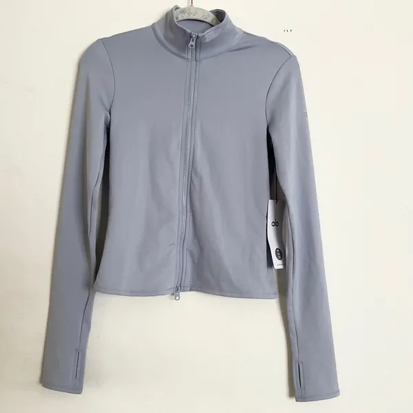 Alo Yoga Airlift Winter Warm Radiant Full-Zip Jacket Winter Frost M - Image 2