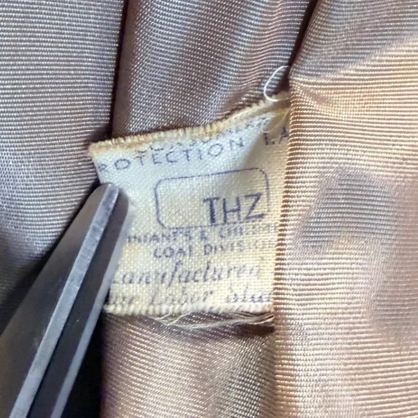 Vintage Soda-Set Fashions Gray Wool Overcoat Union Made Mid Century Coat Wool - Image 10